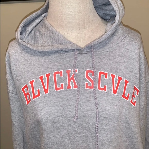 NWOT BLVLK SCVLE Gray SweatShirt Hoodie SIze XXL  Excellent Condition - Picture 2 of 4